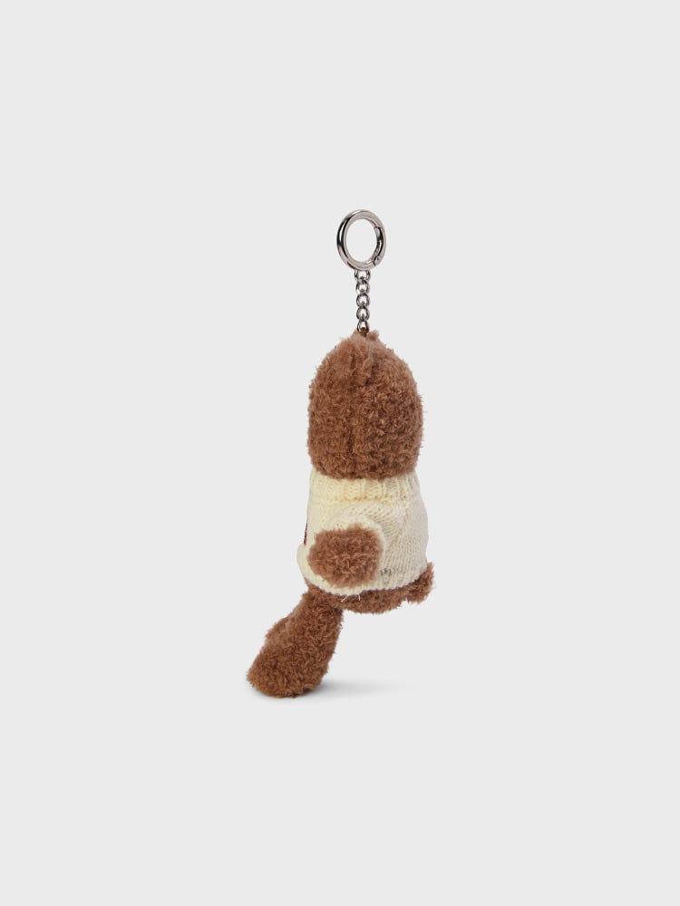 LINE FRIENDS BROWN SOULMATE KEYRING (LOVE)