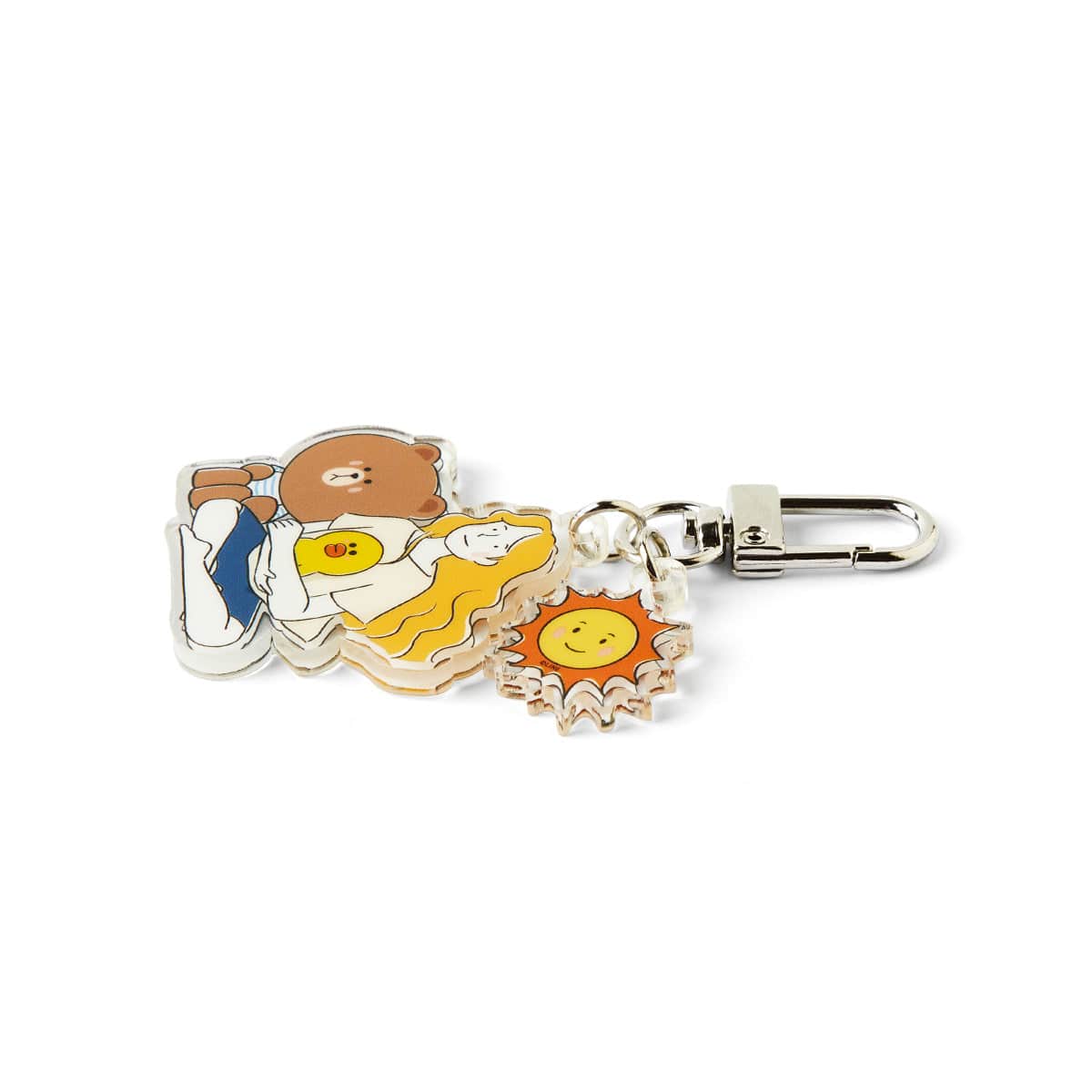 LINE FRIENDS BROWN DRAWING MARY ACRYLIC KEYRING - A