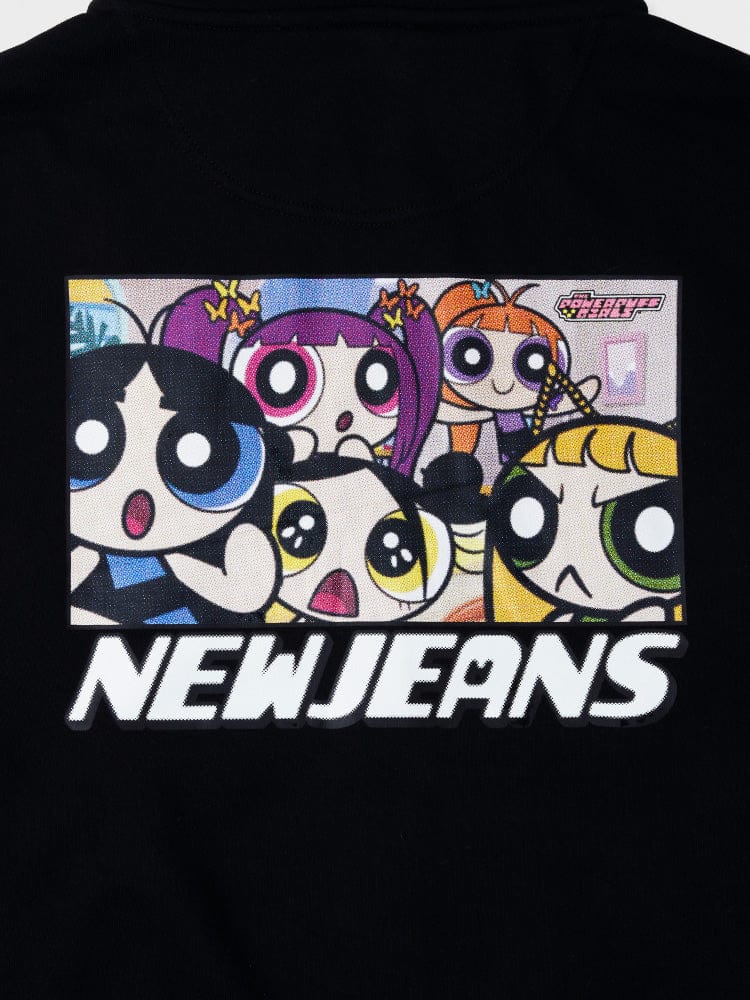 [NEW] THE POWERPUFF GIRLS x NJ 후드 티셔츠 (BLACK)