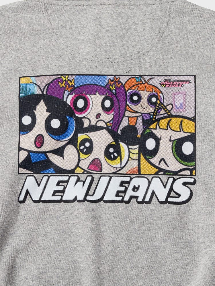 [NEW] THE POWERPUFF GIRLS x NJ 후드 티셔츠 (GREY)