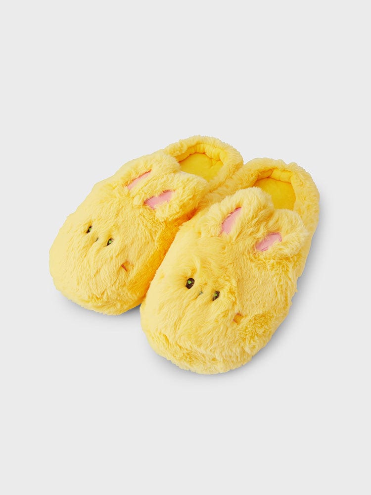 bunini PLUSH HOUSE SLIPPERS (YELLOW)