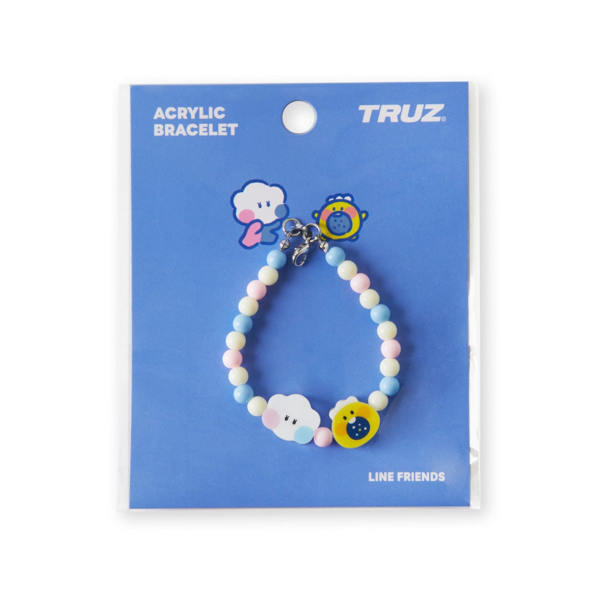 [NEW] 라인프렌즈 TRUZ PODONG & SOM 미니니 아크릴 팔찌