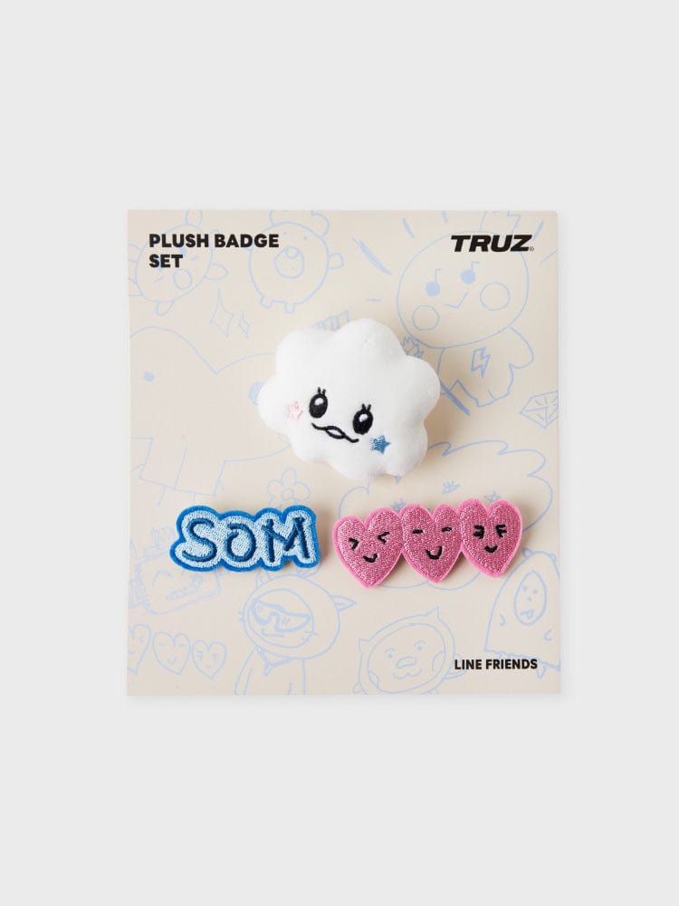 [NEW] 라인프렌즈 TRUZ SOM 아티스트 인형 뱃지 세트