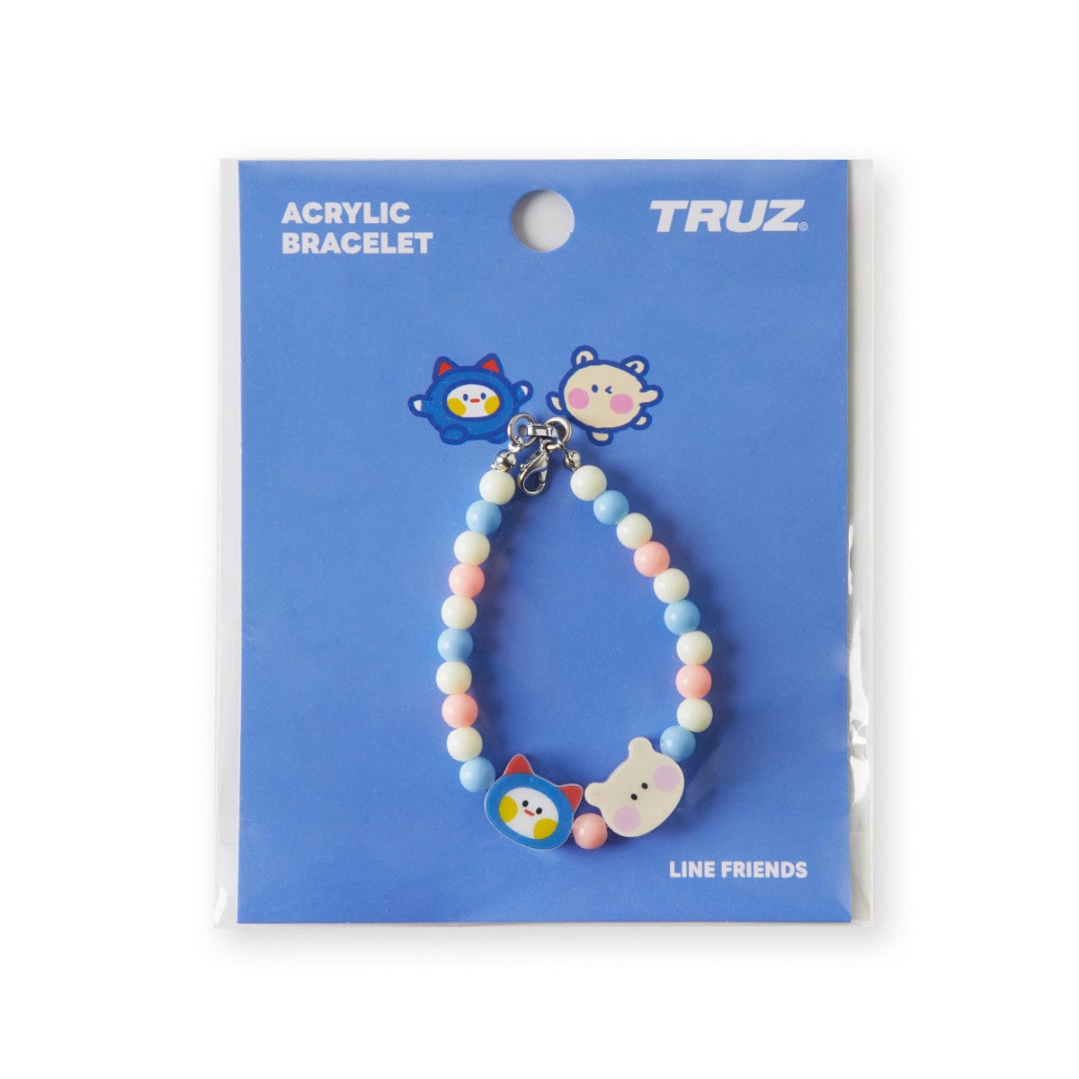 [NEW] 라인프렌즈 TRUZ WOOPY & RURU 미니니 아크릴 팔찌