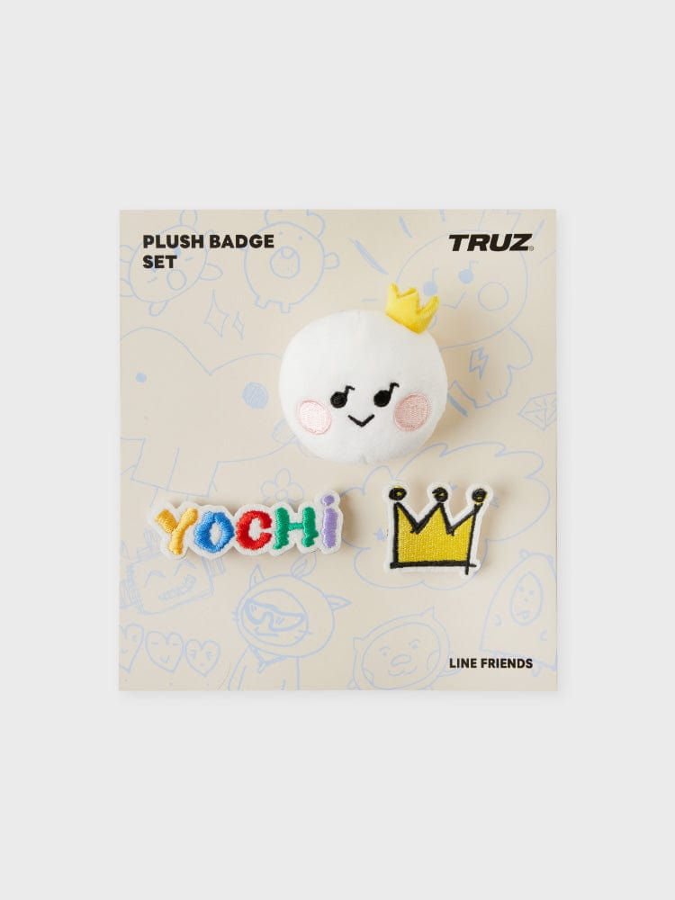 [NEW] 라인프렌즈 TRUZ YOCHI 아티스트 인형 뱃지 세트