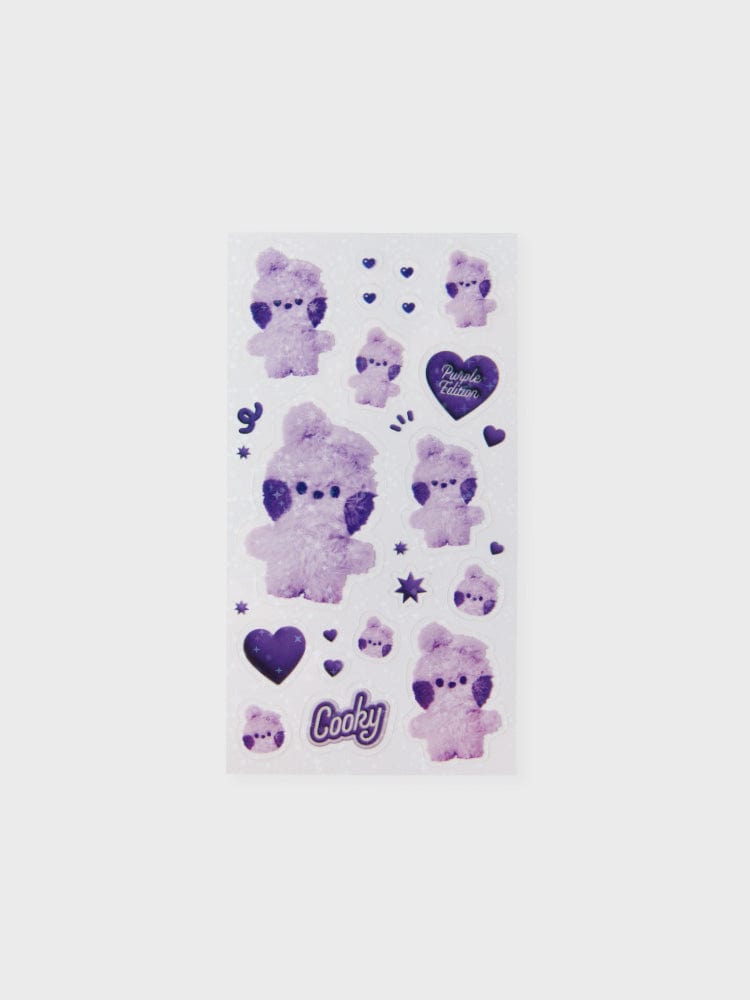 BT21 COOKY minini STICKERS PURPLE OF WISH EDITION