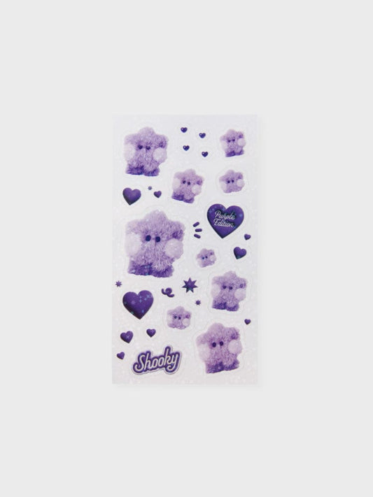 [NEW] 라인프렌즈 BT21 SHOOKY Purple of Wish Edition 미니니 스티커