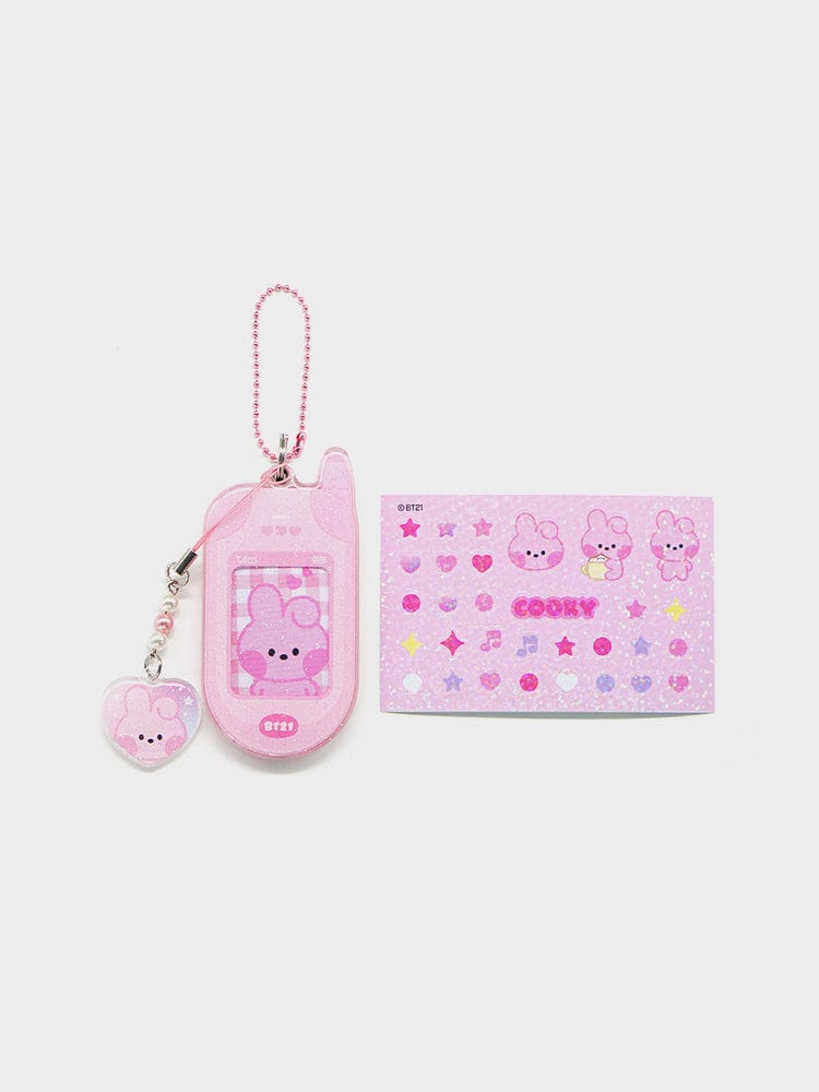 [NEW] 라인프렌즈 BT21 COOKY 미니니 레트로 폰 키링