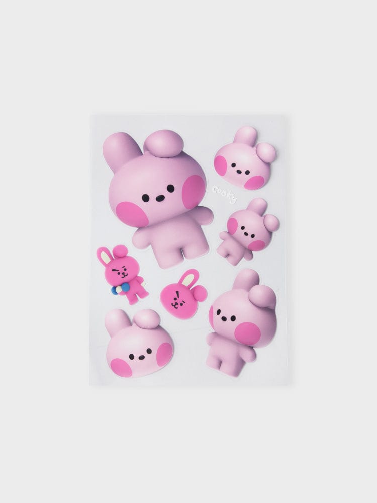 [NEW] 라인프렌즈 BT21 COOKY 빅앤타이니 리무버블 스티커