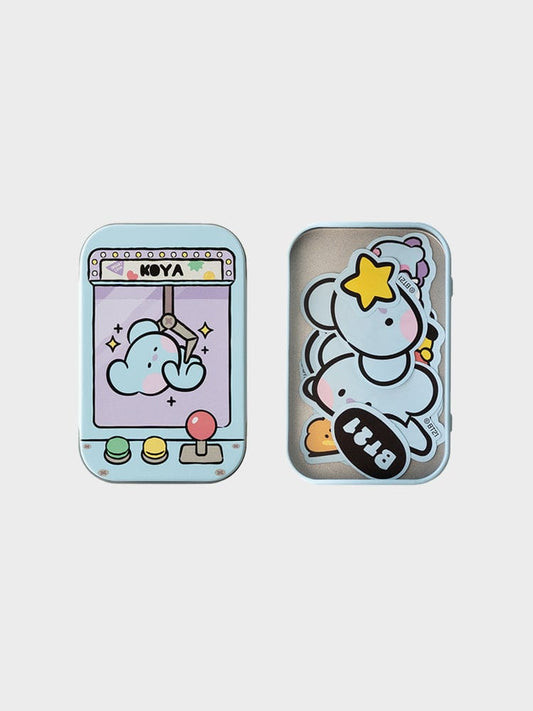 [NEW] 라인프렌즈 BT21 KOYA 미니니 틴케이스 스티커 세트