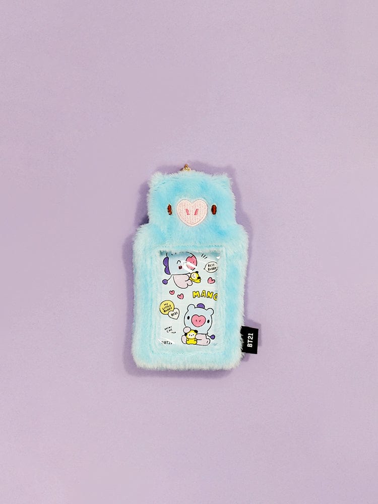 BT21 MANG FLUFFY PHOTO HOLDER KEYRING