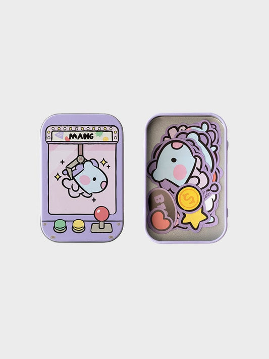 [NEW] 라인프렌즈 BT21 MANG 미니니 틴케이스 스티커 세트