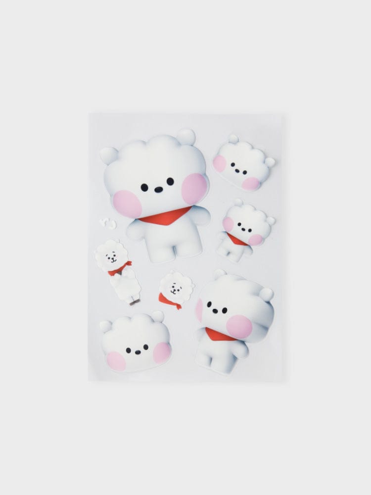 [NEW] 라인프렌즈 BT21 RJ 빅앤타이니 리무버블 스티커