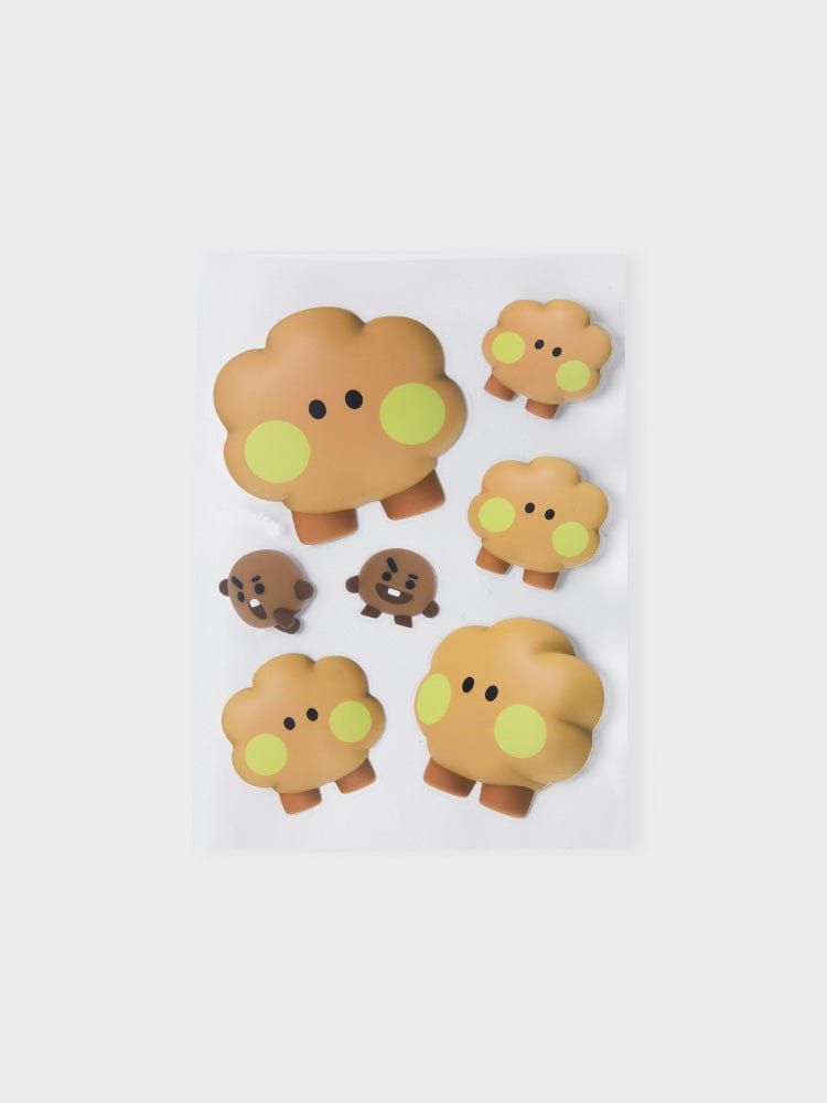 [NEW] 라인프렌즈 BT21 SHOOKY 빅앤타이니 리무버블 스티커