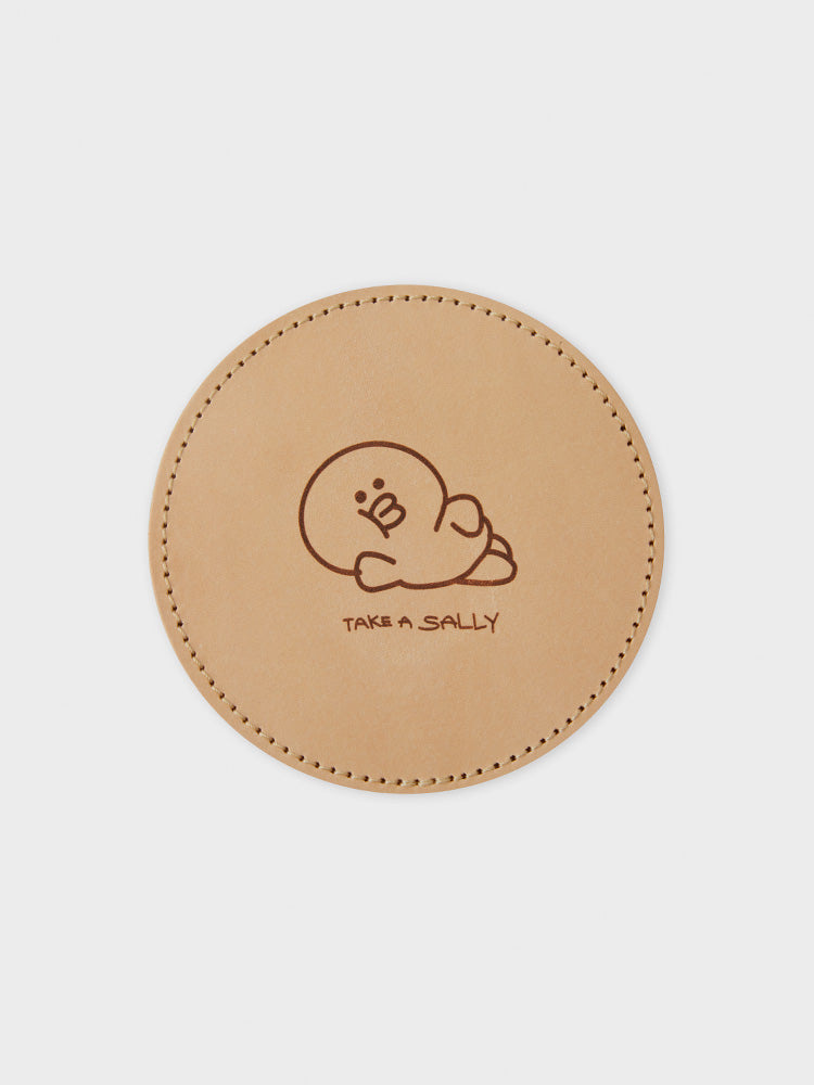 LINE FRIENDS SALLY COASTER ORIGINAL LEATHER