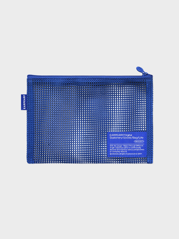 [NEW] 어프어프 MESH POUCH-BLUE 파우치 (L)