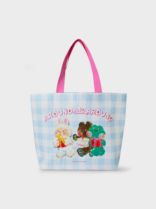 LINE FRIENDS mininislow REUSABLE PICNIC BAG (L)