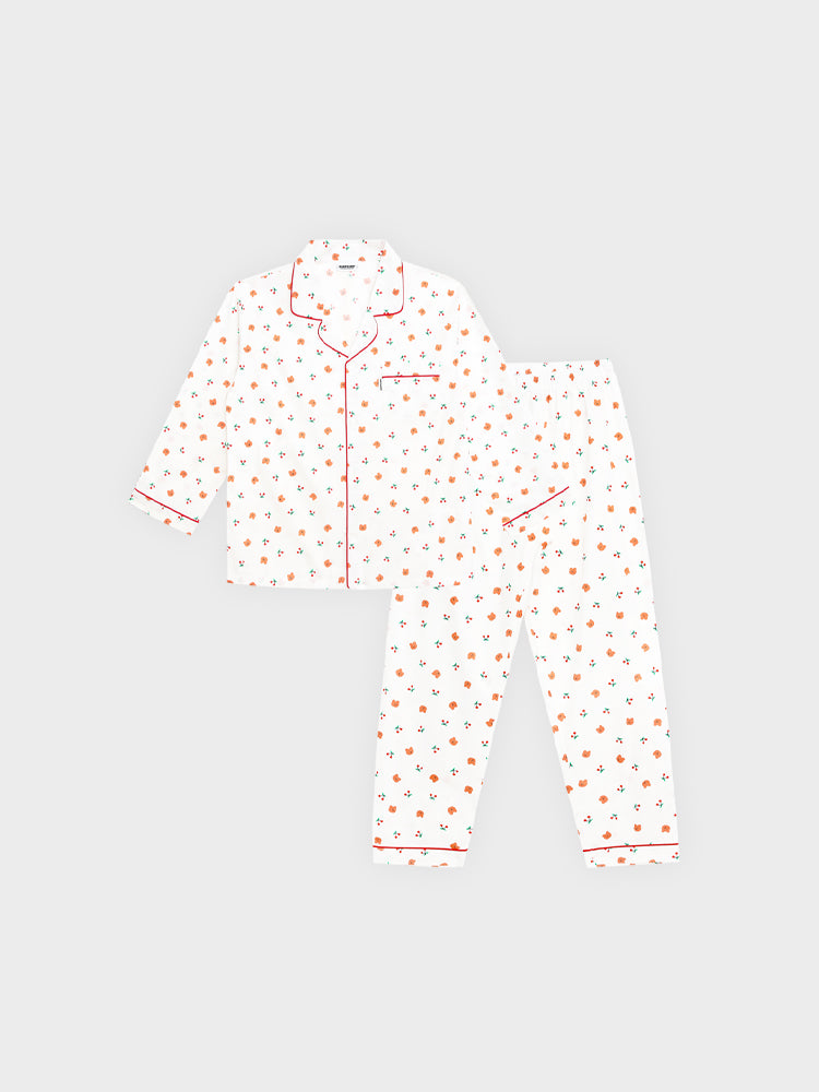 [NEW] 어프어프 파자마 긴팔 DOT CHERRY BEAR (WHITE)