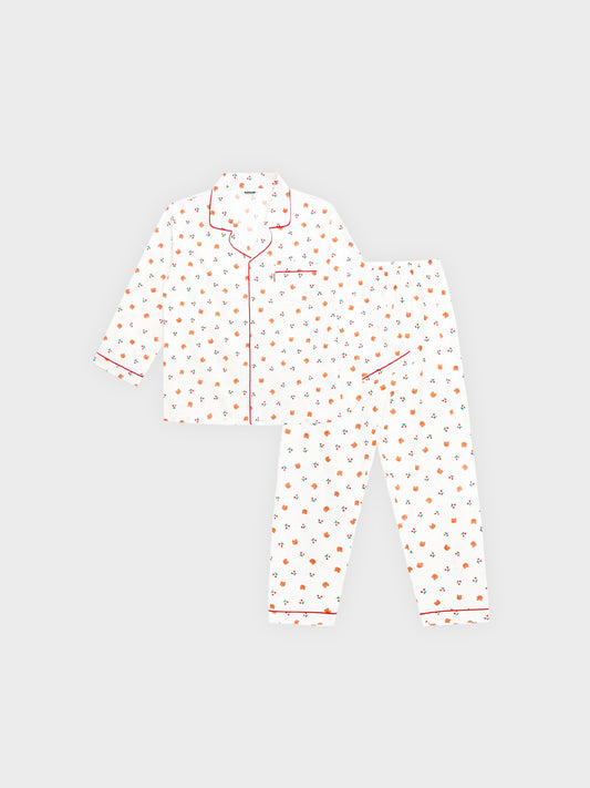 [NEW] 어프어프 파자마 긴팔 DOT CHERRY BEAR (WHITE)