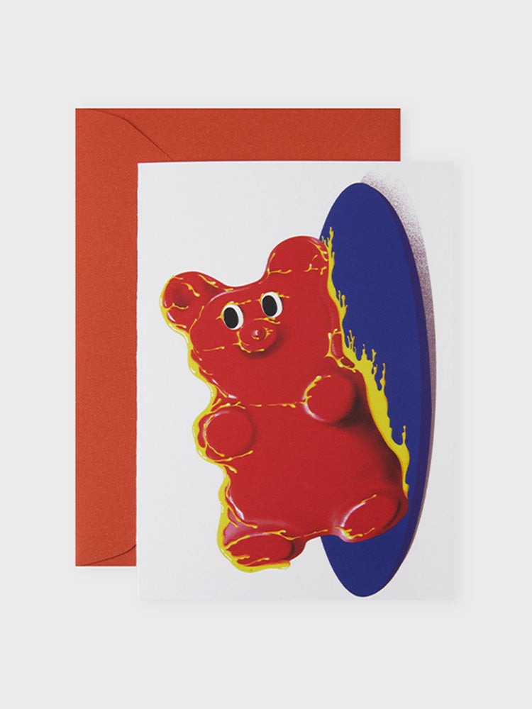 GRAYJUICE GUMMY BEAR POSTCARD