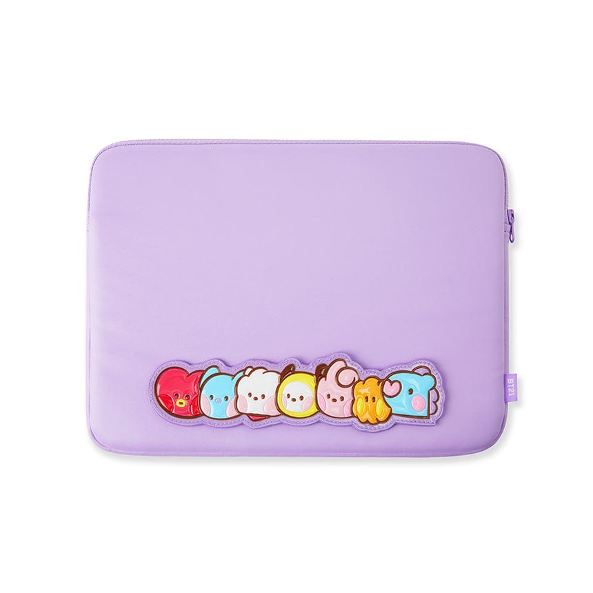 LINE FRIENDS COLLECTION STORE SCHOOL/OFFICE BT21 minini LAPTOP POUCH (13 INCHES) (7182461436077)