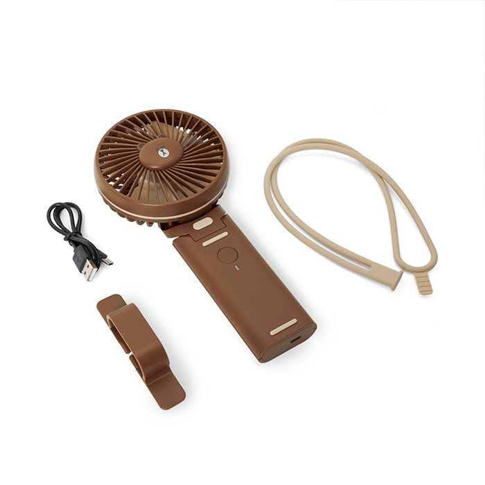 LINE FRIENDS DG ELECTRONICS BROWN BROWN & FRIENDS BROWN 3WAY PORTABLE FAN (7182655193261)