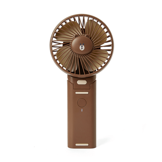 LINE FRIENDS DG ELECTRONICS BROWN BROWN & FRIENDS BROWN 3WAY PORTABLE FAN (7182655193261)