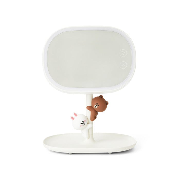 LINE FRIENDS DG ELECTRONICS BROWN BROWN & FRIENDS BROWN MOOD LIGHT MIRROR (7182473265325)