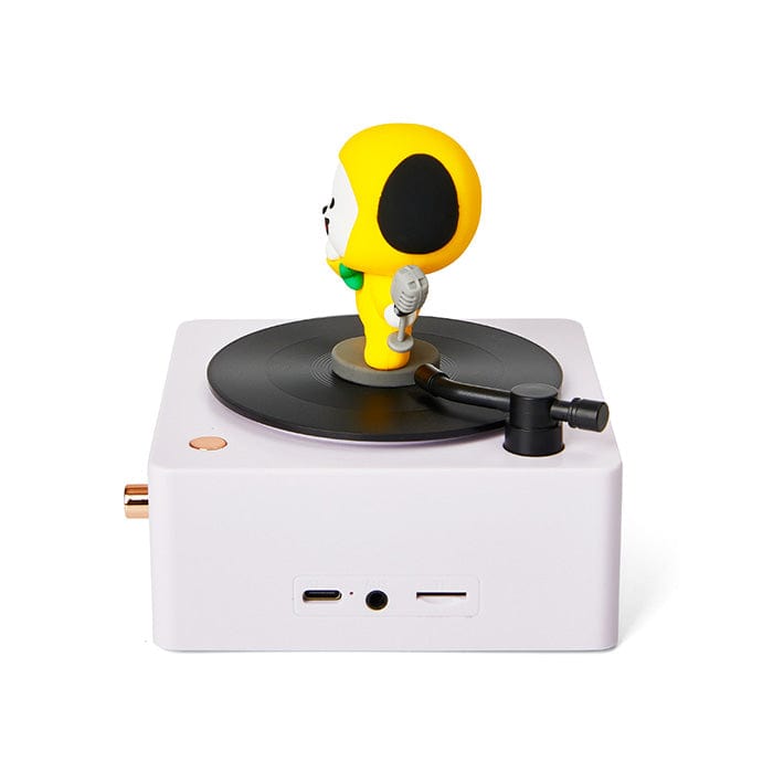 LINE FRIENDS DG ELECTRONICS CHIMMY BT21 CHIMMY TURNTABLE BLUETOOTH SPEAKER (7182465892525)