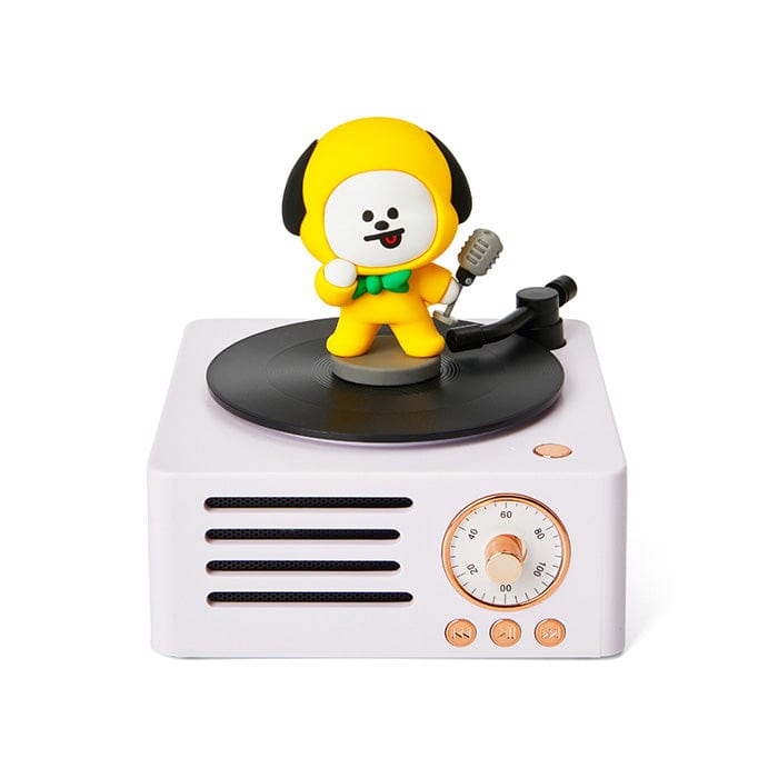 LINE FRIENDS DG ELECTRONICS CHIMMY BT21 CHIMMY TURNTABLE BLUETOOTH SPEAKER (7182465892525)