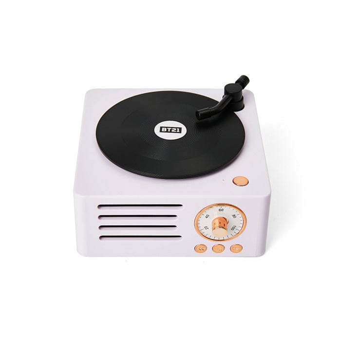 LINE FRIENDS DG ELECTRONICS CHIMMY BT21 CHIMMY TURNTABLE BLUETOOTH SPEAKER (7182465892525)