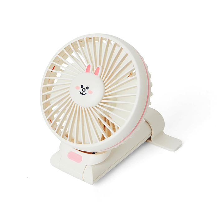 LINE FRIENDS DG ELECTRONICS CONY BROWN & FRIENDS CONY 3WAY PORTABLE FAN (7182654865581)