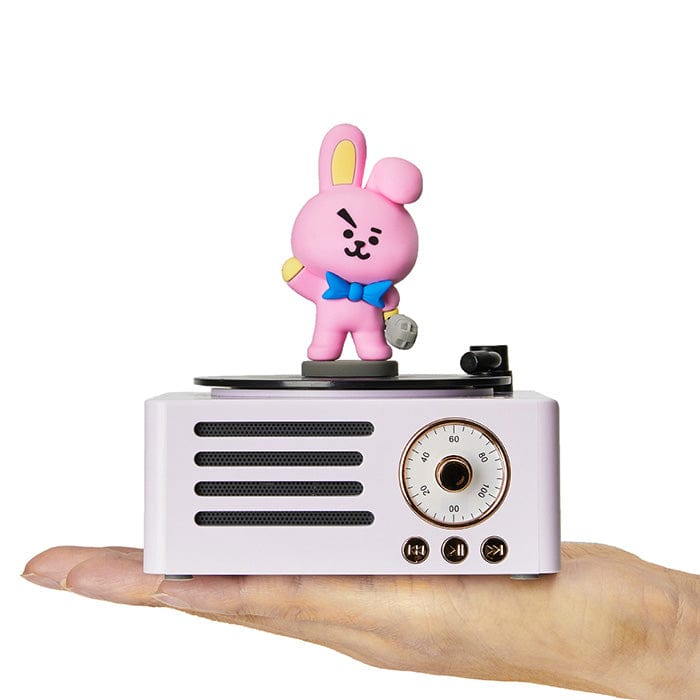 LINE FRIENDS DG ELECTRONICS COOKY BT21 COOKY TURNTABLE BLUETOOTH SPEAKER (7182465826989)