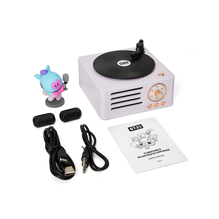 LINE FRIENDS DG ELECTRONICS MAMG BT21 MANG TURNTABLE BLUETOOTH SPEAKER (7182465925293)