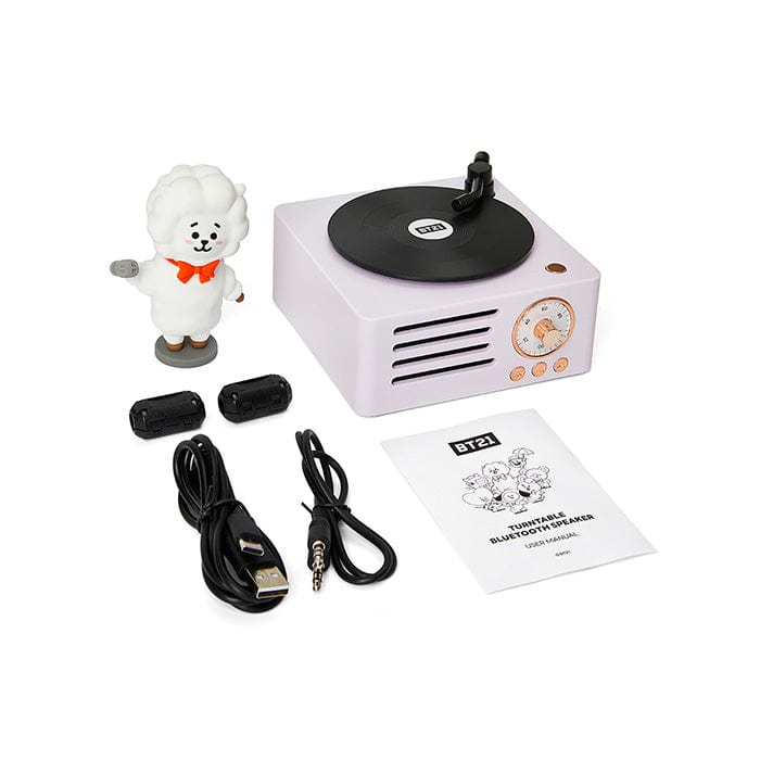 LINE FRIENDS DG ELECTRONICS RJ BT21 RJ TURNTABLE BLUETOOTH SPEAKER (7182465990829)