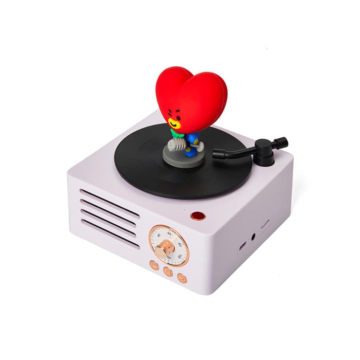 LINE FRIENDS DG ELECTRONICS TATA BT21 TATA TURNTABLE BLUETOOTH SPEAKER (7182465859757)