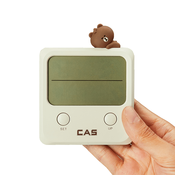 LINE FRIENDS ELECTRONICS BF BROWN & FRIENDS BROWN MINIFRIENDS THERMO-HYGROMETER (7182516453549)