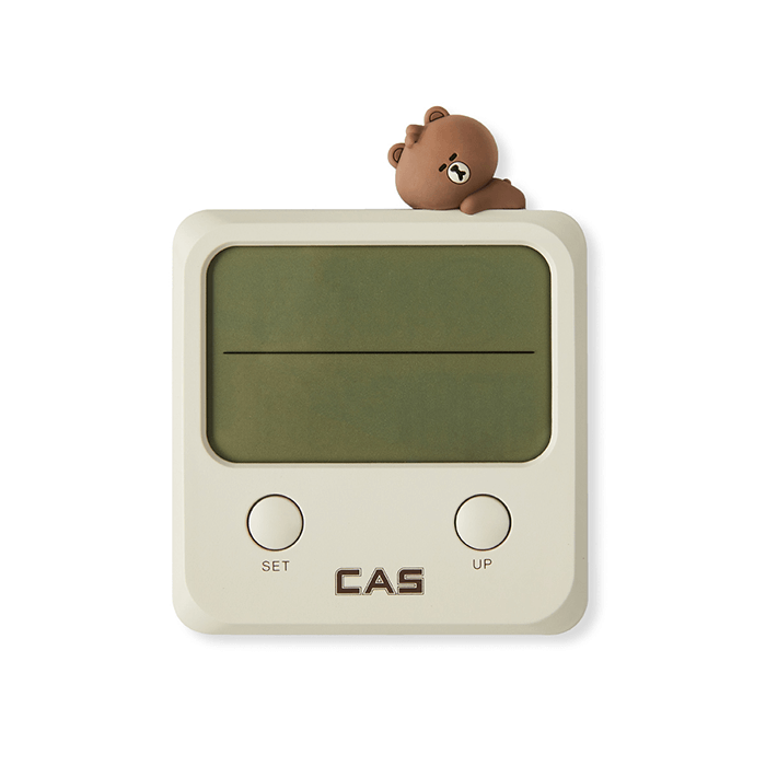 LINE FRIENDS ELECTRONICS BF BROWN & FRIENDS BROWN MINIFRIENDS THERMO-HYGROMETER (7182516453549)