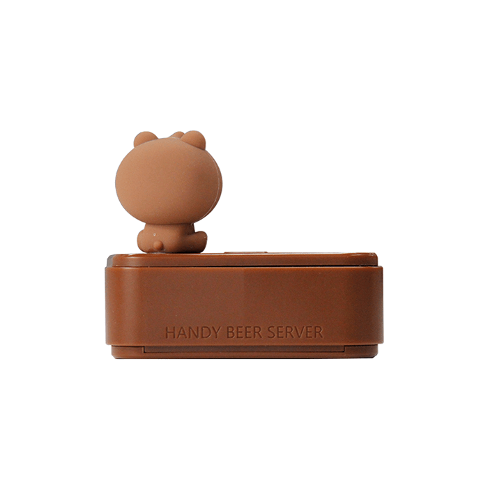 LINE FRIENDS ELECTRONICS BROWN BROWN & FRIENDS BROWN BEER FOAMER (7182550237357)