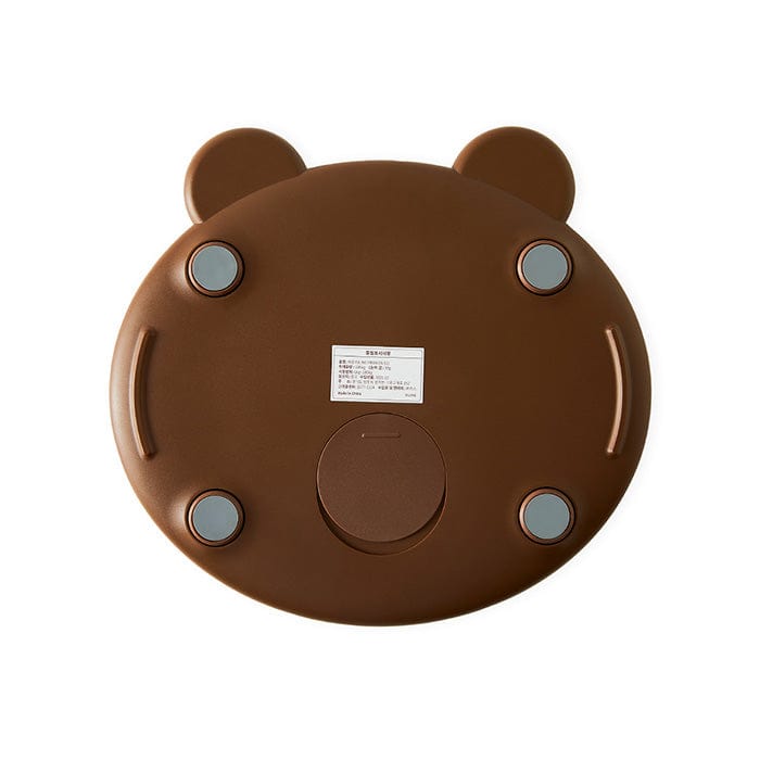 LINE FRIENDS ELECTRONICS BROWN & FRIENDS BROWN & FRIENDS BROWN DIGITAL BATHROOM SCALE (7182484865197)