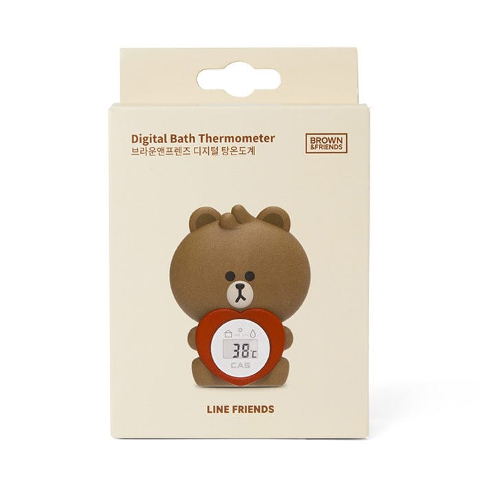 LINE FRIENDS ELECTRONICS BROWN & FRIENDS BROWN & FRIENDS MINI BROWN BATH THERMOMETER (7182484897965)