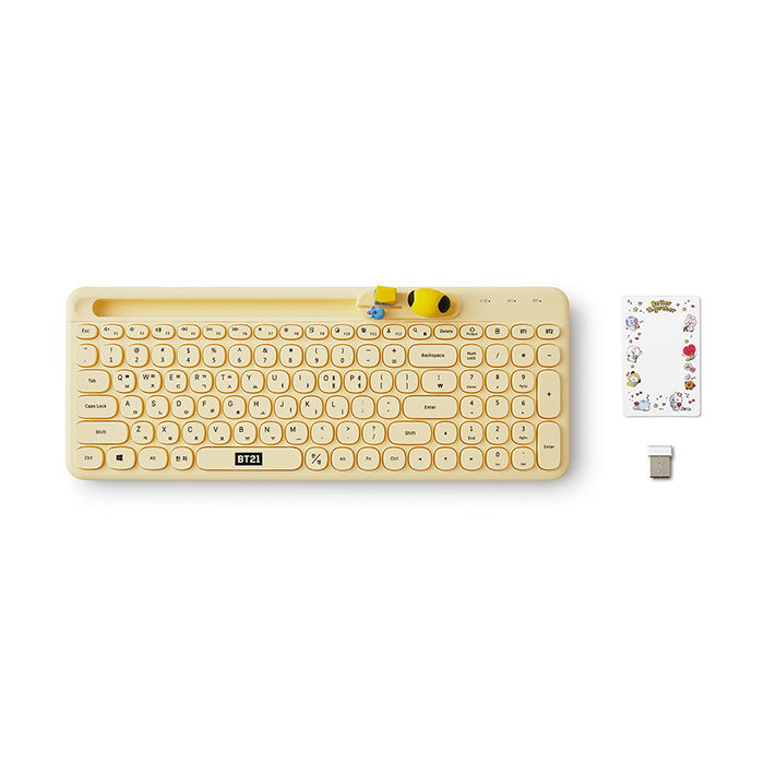 LINE FRIENDS ELECTRONICS CHIMMY BT21 CHIMMY BABY TRIMODE KEYBOARD MY LITTLE BUDDY (7182506688685)