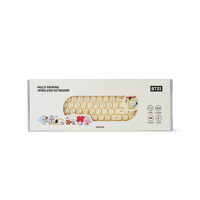 LINE FRIENDS ELECTRONICS CHIMMY BT21 CHIMMY BABY TRIMODE KEYBOARD MY LITTLE BUDDY (7182506688685)