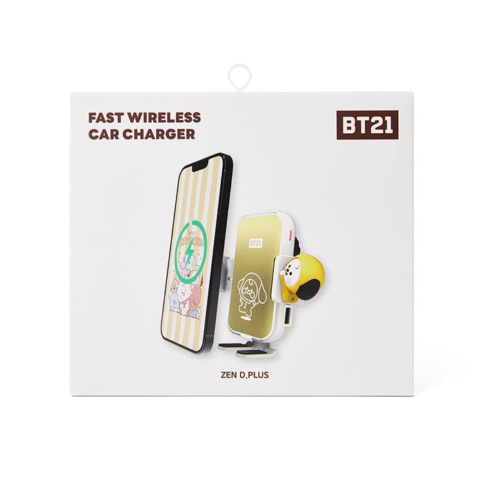 LINE FRIENDS ELECTRONICS CHIMMY BT21 CHIMMY BABY WIRELESS CAR CHARGER (7182464352429)