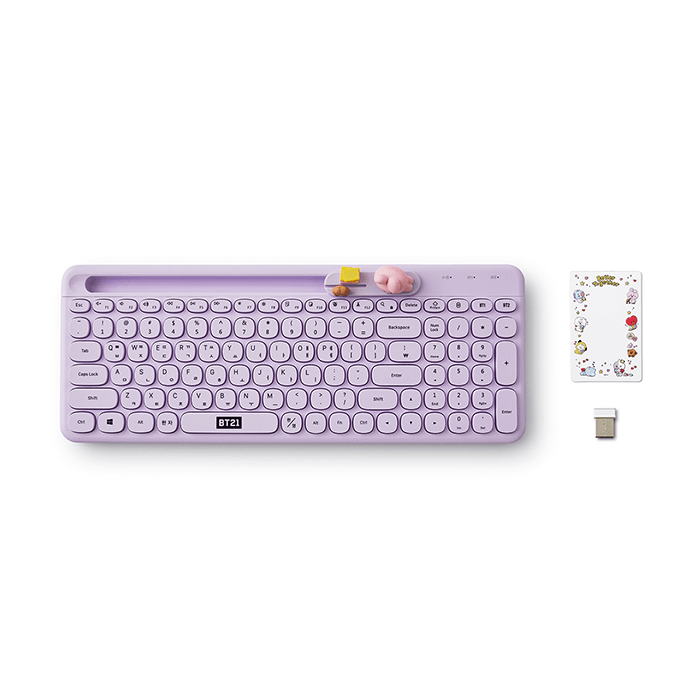 LINE FRIENDS ELECTRONICS COOKY BT21 COOKY BABY TRIMODE KEYBOARD MY LITTLE BUDDY (7182506983597)