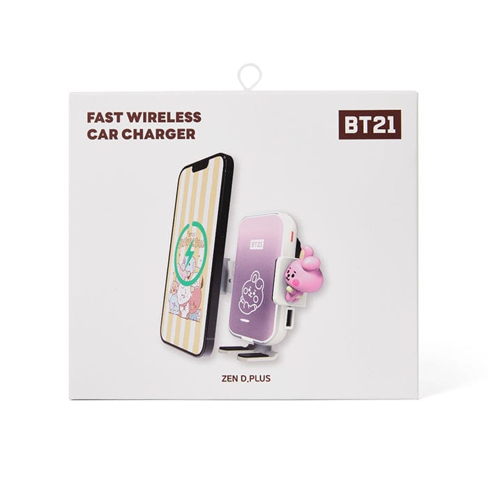 LINE FRIENDS ELECTRONICS COOKY BT21 COOKY BABY WIRELESS CAR CHARGER (7182464319661)