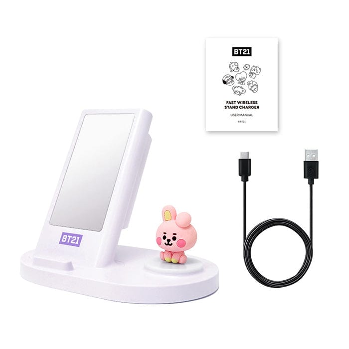 LINE FRIENDS ELECTRONICS COOKY BT21 COOKY FAST WIRELESS CHARGING STAND (7182529200301)