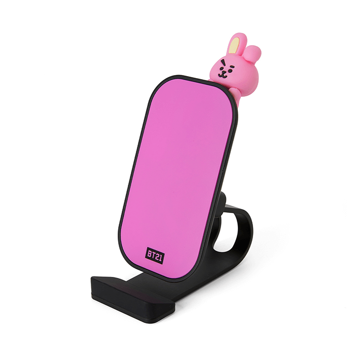 LINE FRIENDS ELECTRONICS COOKY BT21 COOKY WIRELESS CHARGING PHONE HOLDER (7182632681645)