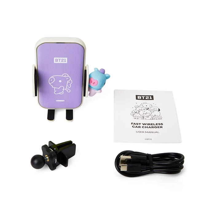 LINE FRIENDS ELECTRONICS MANG BT21 MANG BABY WIRELESS CAR CHARGER (7182464221357)