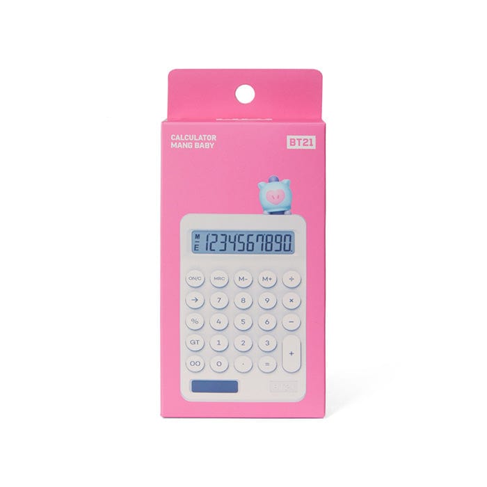 LINE FRIENDS ELECTRONICS MANG BT21 MANG CALCULATOR (7182497513645)